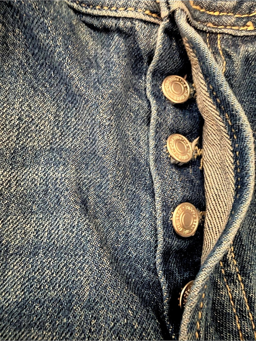 We The Free Maggie Ripped Crop Straight Leg Jeans Blue Waist 27 - Picture 6 of 6